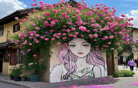 禄劝怎么设计网红打卡墙绘