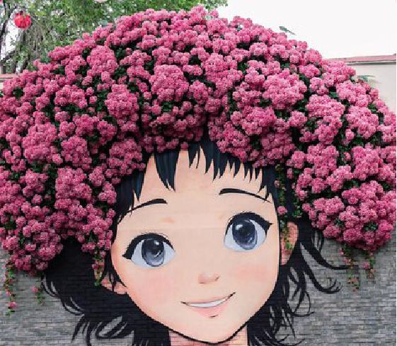 禄劝墙体彩绘-网红墙打卡