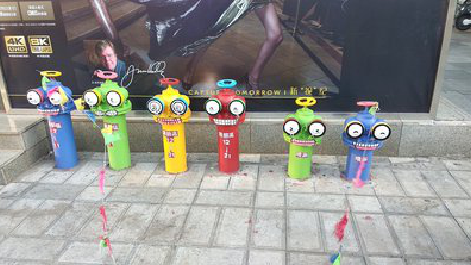 禄劝商业区彩绘