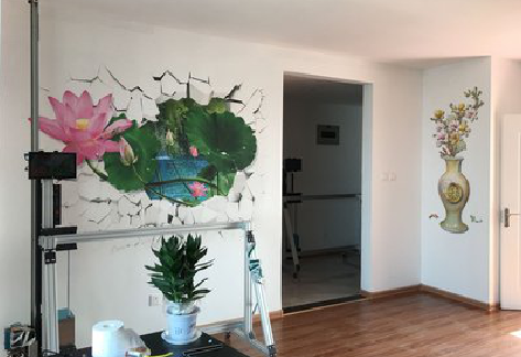 禄劝墙体彩绘相比墙纸的优势。