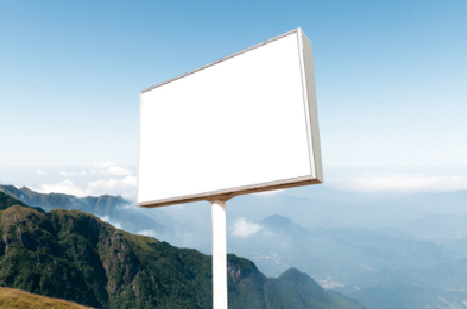 禄劝户外广告变革的趋势。
